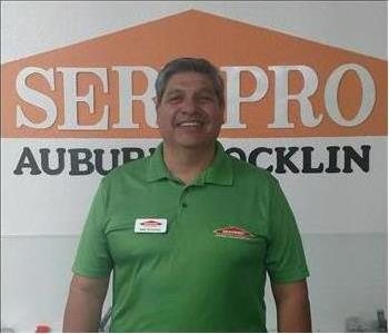 Eddy Cervantes, team member at SERVPRO of West Sacramento